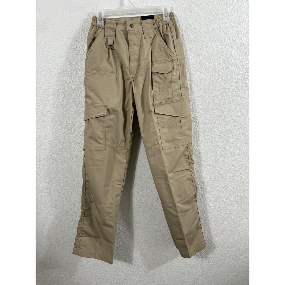 Propper Pants Mens 28x32 Khaki Lightweight Tactical Cargo Ripstop Teflon F5252